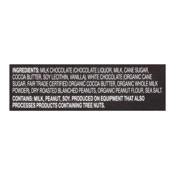 Endangered Species Chocolate - Chocolate Bar Milk Peanut Butter Fdg Carbu - Case Of 12 - 3 Oz - Maras Green