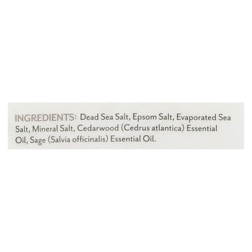 Soothing Touch Bath Salts - Cedar Sage - 32 Oz - Maras Green