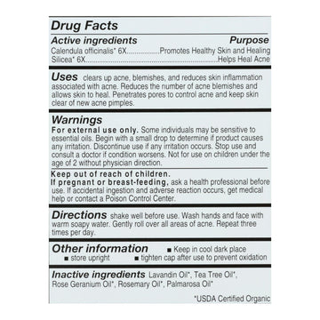 Forces Of Nature Acne/pimple Rollerball Applicator  - 1 Each - 4 Ml - Maras Green