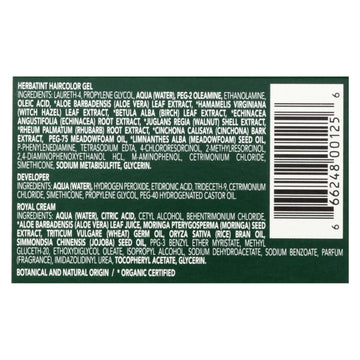 Herbatint Permanent Herbal Haircolour Gel 7c Ash Blonde - 135 Ml - Maras Green