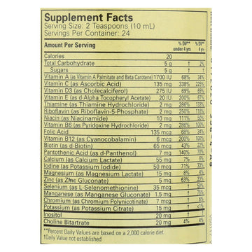 Childlife Multi Vitamin And Mineral Natural Orange Mango - 8 Fl Oz - Maras Green