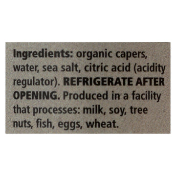 Divina Organic Capers - Case Of 12 - 3.5 Oz - Maras Green