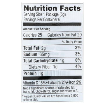 Gimme Seaweed Snacks Organic Roasted Seaweed Snack - Sea Salt - Case Of 8 - 6/.17 Oz - Maras Green