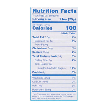 Gomacro - Kids Macrobar Oatmeal Chocolate Chip - Case Of 7 - 6.3 Oz - Maras Green