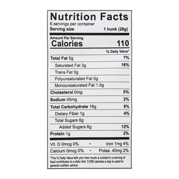 Heavenly Hunks - Cookie Oatmeal Chocolate Chip - Case Of 6 - 6 Oz - Maras Green