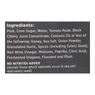 Krave Pork Jerky - Black Cherry Barbeque - Case Of 8 - 2.7 Oz. - Maras Green