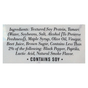 Louisville Vegan Jerky Jerky - Vegan - Maple Bacon - Case Of 10 - 3 Oz - Maras Green