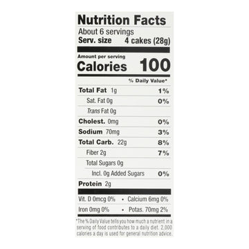 Lundberg Family Farms - Rice Ck Basil Thyme Thin - Case Of 6 - 6 Oz - Maras Green