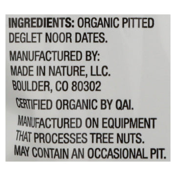 Made In Nature - Dates Neglet Noor - Case Of 6 - 8 Oz - Maras Green