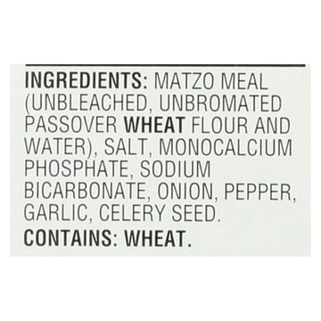 Manischewitz - Matzo Ball Mix - Case Of 24 - 5 Oz. - Maras Green