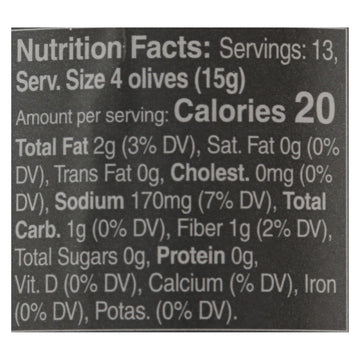 Mina - Olives Green Pitted - Case Of 6 - 12.5 Oz - Maras Green