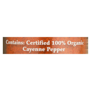 Morton And Bassett Organic Cayenne Pepper - Cayenne Pepper - Case Of 3 - 2 Oz. - Maras Green