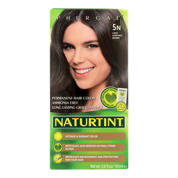 Naturtint Hair Color - Permanent - 5n - Light Chestnut Brown - 5.28 Oz - Maras Green