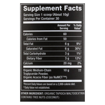 Nutiva - Powder Mct - 1 Each - 10.6 Oz - Maras Green