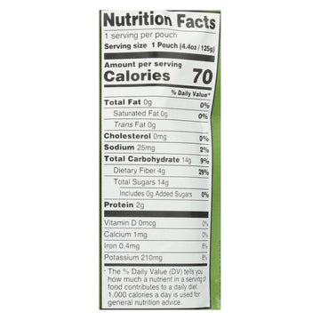 Peter Rabbit Organics Veggie Snacks - Pea Spinach And Apple - Case Of 10 - 4.4 Oz. - Maras Green