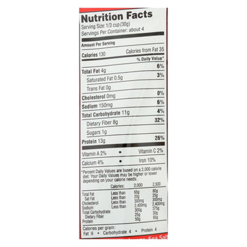 Seapoint Farms Dry Roasted Edamame - Sea Salt - Case Of 12 - 4 Oz. - Maras Green