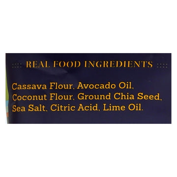 Siete Tortilla Chip - Lime - Case Of 12 - 5 Oz - Maras Green