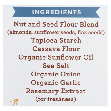 Simple Mills Fine Ground Sea Salt Almond Flour Crackers - Case Of 6 - 4.25 Oz. - Maras Green