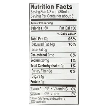 Thai Kitchen Coconut Cream - Case Of 6 - 13.66 Oz. - Maras Green