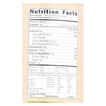 The Good Crisp - Sour Cream And Onion - Case Of 8 - 5.6 Oz. - Maras Green