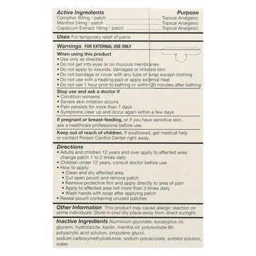 Tiger Balm Patch Display Center - Case Of 6 - 5 Packs - Maras Green