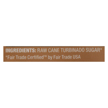 Wholesome Sweeteners Sugar - Natural Raw Cane - Turbinado - Fair Trade - 1.5 Lb - Case Of 12 - Maras Green