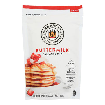 King Arthur Baking Company - Mix Butter Milk Pancake - Case Of 6 - 16 Oz - Maras Green