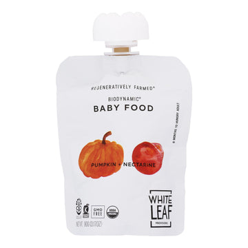 White Leaf Provisions - Bbyfd Pumpkin & Nctrine - Case Of 6 - 90 Grm - Maras Green