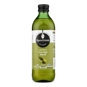 Spectrum Naturals Organic Unrefined Extra Virgin Olive Oil - Case Of 6 - 25.4 Fl Oz. - Maras Green