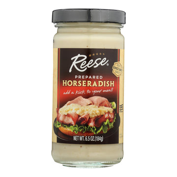 Reese Horseradish - Prepared - Case Of 12 - 6.5 Oz - Maras Green