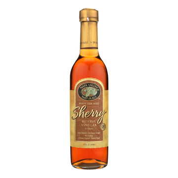 Napa Valley Naturals 15 Year Sherry - Vinegar - Case Of 12 - 12.7 Fl Oz. - Maras Green