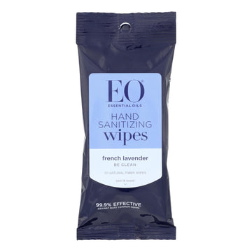 Eo Products - Hand Sanitizer Wipes Display Center - Lavender - Case Of 6 - 10 Pack - Maras Green