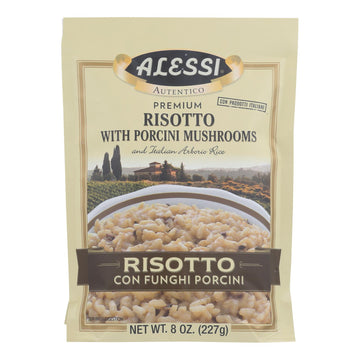 Alessi - Funghi Risotto - Porcini Mushrooms - Case Of 6 - 8 Oz. - Maras Green