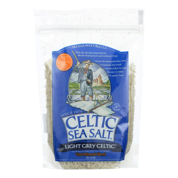 Celtic Sea Salt Reseal Bag - Light Grey - Case Of 6 Lbs - Maras Green