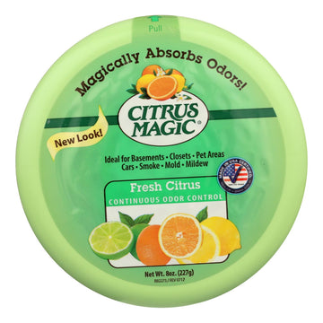 Citrus Magic Solid Air Freshener - 8 Oz - Case Of 6 - Maras Green
