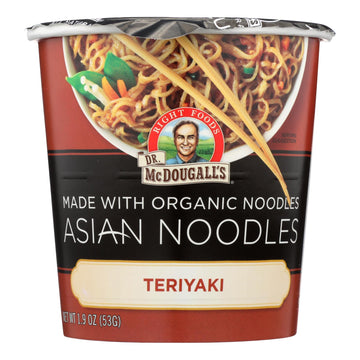 Dr. Mcdougall’s Asian Noodle Soup, Teriyaki - Case Of 6 - 1.9 Oz - Maras Green