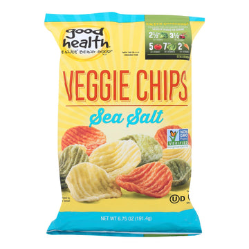 Good Health Sea Salt Veggie Chips - Case Of 10 - 6.25 Oz - Maras Green