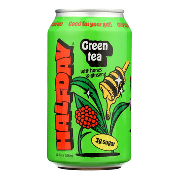 Halfday - Tonic Green Tea Honey Gnsng - Case Of 12 - 12 Fz - Maras Green