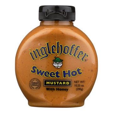 Inglehoffer - Mustard - Sweet Hot - 10.25 Oz - Case Of 6 - Maras Green