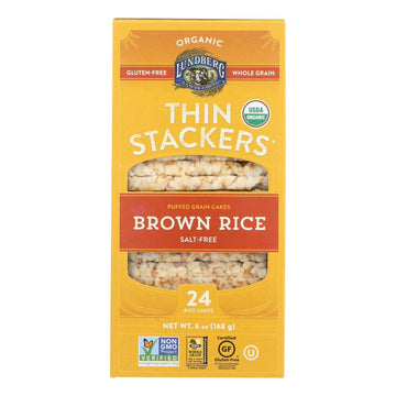 Lundberg Family Farms - Rice Ck Brn Sugar Free Thn Stk - Case Of 6 - 6 Oz - Maras Green