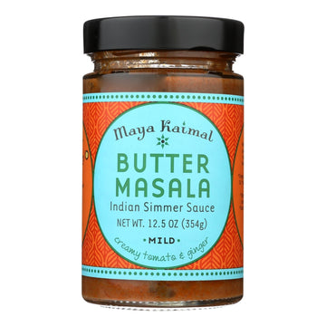 Maya Kaimal Butter Masala Simmer Sauce - Case Of 6 - 12.5 Oz. - Maras Green