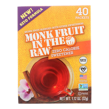 Monk Fruit In The Raw - Swtnr Mnk Fruit N Rw Keto - Case Of 8 - 40 Pkt - Maras Green