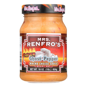 Mrs. Renfro Ghost Pepper Nacho Cheese Sauce - Case Of 6 - 16 Oz - Maras Green