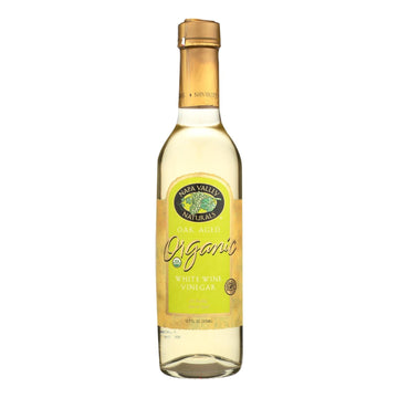 Napa Valley Naturals Organic White Wine - Vinegar - Case Of 12 - 12.7 Fl Oz. - Maras Green