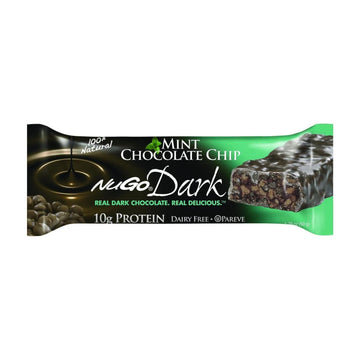 Nugo Nutrition Bar - Dark - Mint Chocolate Chip - 1.76 Oz - Case Of 12 - Maras Green