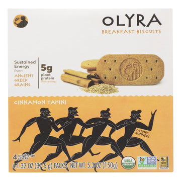 Olyra - Biscuit Cinnamon Tahini - Case Of 6 - 5.3 Oz - Maras Green