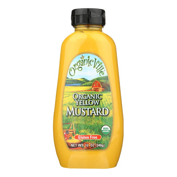 Organic Ville Organic Yellow - Mustard - Case Of 12 - 12 Oz. - Maras Green