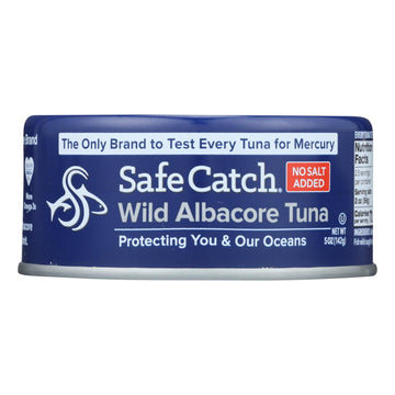 Safe Catch Wild Albacora Tuna - Case Of 12 - 5 Oz - Maras Green