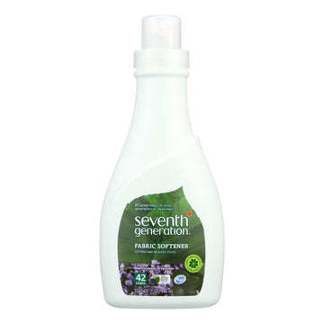 Seventh Generation Natural Liquid Fabric Softener - Blue Eucalyptus And Lavender - Case Of 6 - 32 Fl Oz. - Maras Green