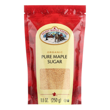 Shady Maple Farms 100 Percent Pure Organic Maple Sugar - Case Of 8 - 8.8 Oz. - Maras Green